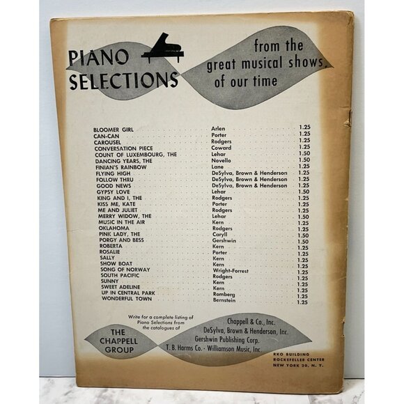 Meet Richard Rodgers At The Piano Songbook Vintage Sheet Music 1940s Musicals - Picture 5 of 9